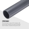 thumbnail image 4 of Uxcell Rigid Round Pipe 28.8mm ID 34mm OD 9" Length Light Grey High Impact, 4 of 6