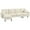 Cream White, variant on HOMCOM Changeable Sectional Sofa with Changeable Chaise Lounge, Grey