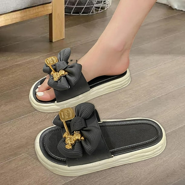 Zapatillas de para mujer, sandalias deslizantes de moda, zapatos