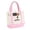 Pink, variant on Ghost Face Canvas Tote Bag, Halloween Mini Tote Purse with Horror Mask Design, Reusable Shoulder Handbag for Party, Shopping, Travel & Daily Use