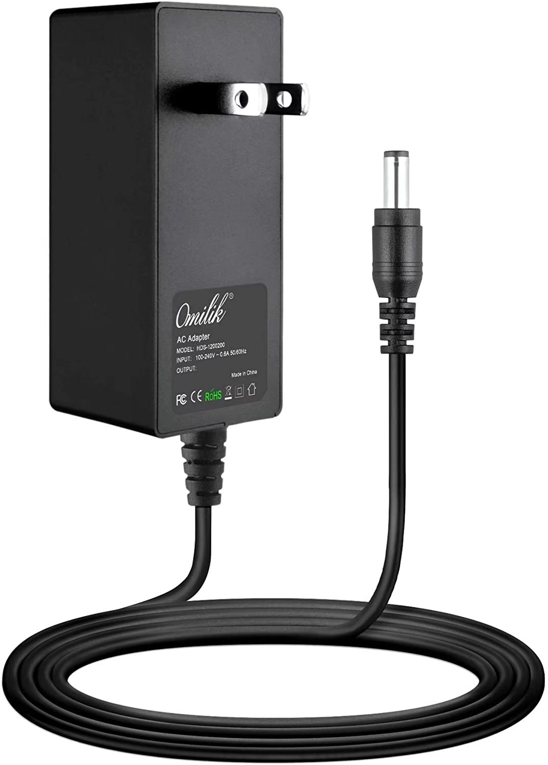 Omilik AC Adapter compatible with Electrohome Archer Vinyl Record Player EANOS300 EANOS300S Power - image 1 of 3