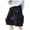 Black, variant on CYRBOKO Boys Cargo Shorts, Elastic Waist Pockets-Baggy Casual Drawstring Summer Shorts Khaki Size 7-8 T