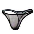 thumbnail image 2 of Naughty Outfits for Men Comfortable Mesh Discoloration Panties Briefs Underwear, 2 of 8