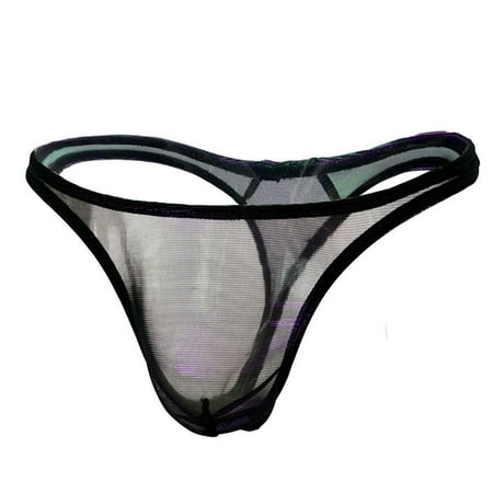 Women s Sexy Underwear Men S Sexy Lingerie Underwear Mesh Discoloration G-String Thongs Panties Briefs  Women s Intimates