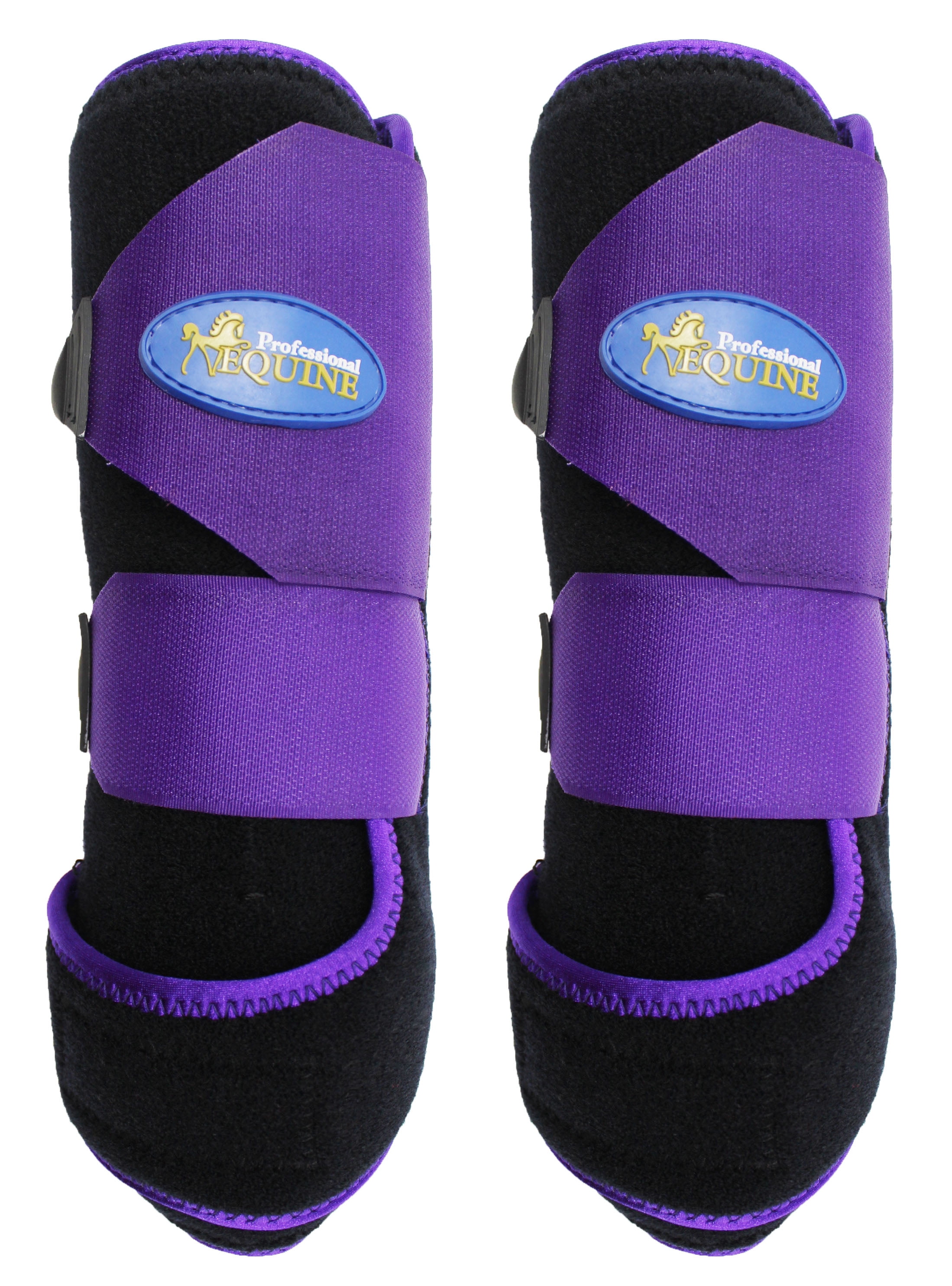 Horse Medium Professional Equine Splint Sports Medicine Boots Purple