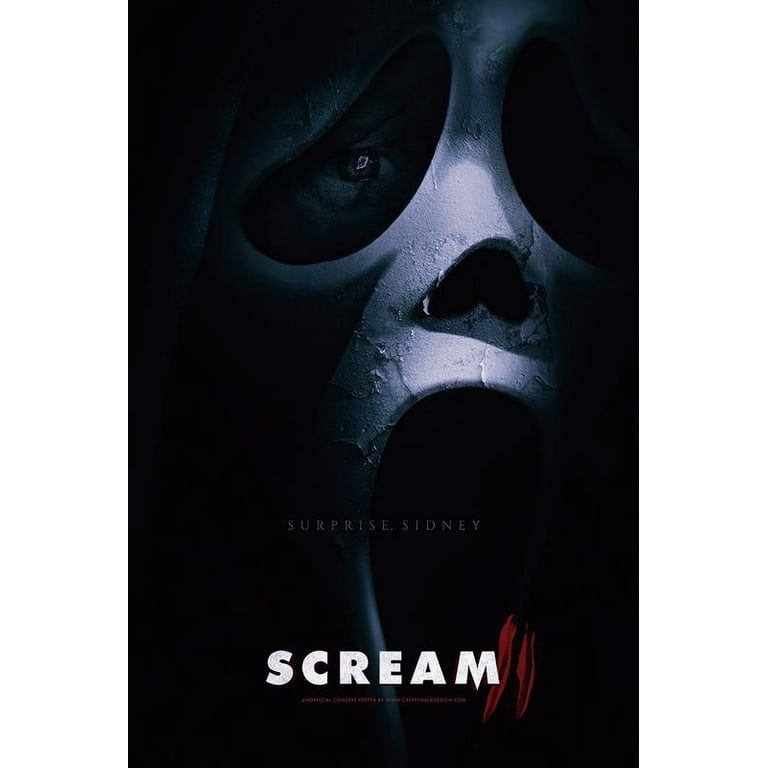 Scream 6 Movie Poster Scream 2023 Posters & Prints Series 80s 90s Classic  Movie Bedroom Decor Silk Wall Art Gift Home Decor Unframe Poster 16x24inch