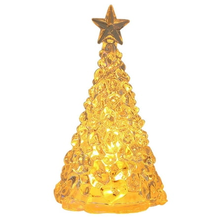 

New Fall Decor 2024 Christmas Tree Glowing Transparent Decoration Mini Luminous Christmas Tree Transparent Night Light Merry Christmas Christmas Tree Prop