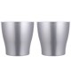 thumbnail image 4 of 2pcs Plastic Lazy Flower Pot Creative Gardening Planter Self Watering Plant Holder Water Storage Pot for Home (Silver, Middle Size), 4 of 5