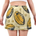thumbnail image 7 of joogoo Women's Pajama Lounge Shorts Vintage Rugby Football Bottoms Sleep Short M, 7 of 7