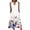 Multicolor#8, variant on Jesvior Sun Dresses Women Boho Floral Print Sleeveless V Neck Loose Flowy Midi Sundress with Pockets Elegant Summer Beach Vacation Clothes