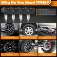 thumbnail image 5 of RXTSQI 315MHz Tire Pressure Sensor TPMS for 2008 2009 Infiniti G37 Sedan 40700-JK01B, 5 of 11