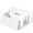 White-L+M, variant on Black L+M 2 Pack Cable Management Box Home Office Pet Friendly Organizer