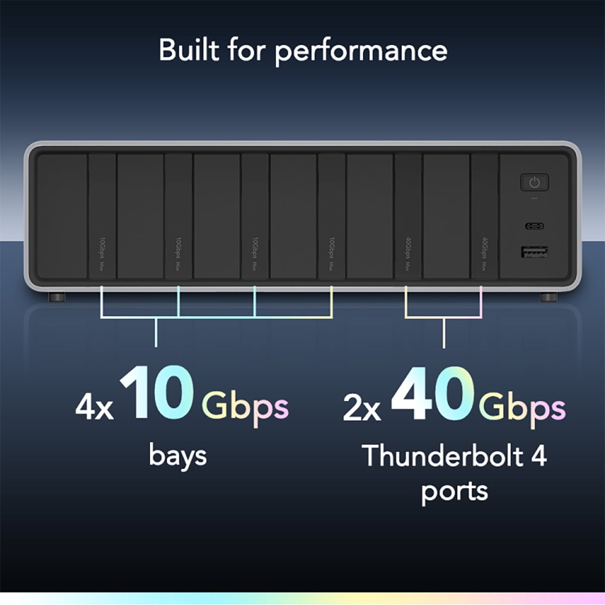Lexar WF800 Professional Workflow All-in-One 6-Bay Docking Station