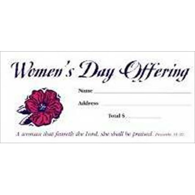 Broadman Holman 465154 Offering Env Womens Day Offering Bill