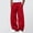 Red, variant on LJEFF Men Wide Leg Baggy Casual Pants, Soft Pocket Elastic Waist Breathable Outdoor Gift Trousers Dark Gray