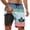 Pink-C, variant on ibiyuan Swim Trunks Men with Compression Liner Quick Dry Mens Bathing Suit 2 In 1 Cargo Pocket Pool Shorts Pockets Lightweight Printed Surf Swimwear,Pink-C
