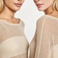 thumbnail image 2 of Women’s Open Knit Mesh Poncho Shawl, Lightweight Loose Batwing Sleeve See-Through Cape Cover Up S/M/L for Daily Casual Outfit, 2 of 5