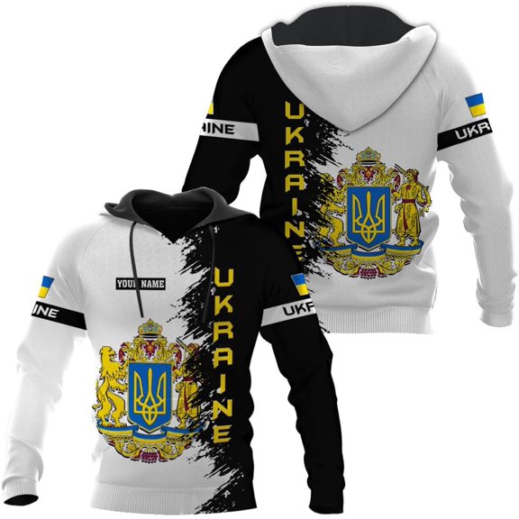 Personalized Name Ukraine Shirt 3D, Ukraine Tshirt Unisex for Men and Women, Custom Ukrainian Tshirt S-5XL (Hoodie, 5XL)