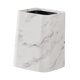 thumbnail image 2 of Papelera de baño de mármol, cubo de basura, contenedor de basura, cesto de basura para habitación Blanco L, 2 of 9