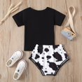 thumbnail image 4 of Cowboys Cow Print Shorts bummies, 4 of 7