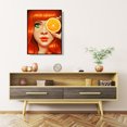 thumbnail image 3 of Cuadros Decorativos Taladro completo 5D DIY diamante pintura naranja chica bordado punto de cruz arte Sywqhk Nuevos Originales, 3 of 9