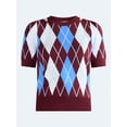 thumbnail image 5 of Free Assembly Women's and Women's Plus Crewneck Sweater with Short Puff Sleeves, Sizes XS-4X, 5 of 5