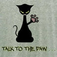 thumbnail image 3 of CafePress - Talk To The Paw Attitude T Shirt - Women's Nightshirt, 3 of 4
