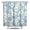 Boho Dais, variant on Edgy Floral and Skull Shower Curtain, Vintage Botanical Bath Drape 84x72 Inch Quick-Dry Waterproof Polyester