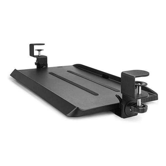 Clamping Under-Desk Keyboard Tray with Ergonomic 3-Angle Adjustment