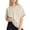 Beige, variant on Kids Shirts V Neck Short Sleeve Kids Red T Shirt Basic Plain Kids T Shirts 4-5 Years