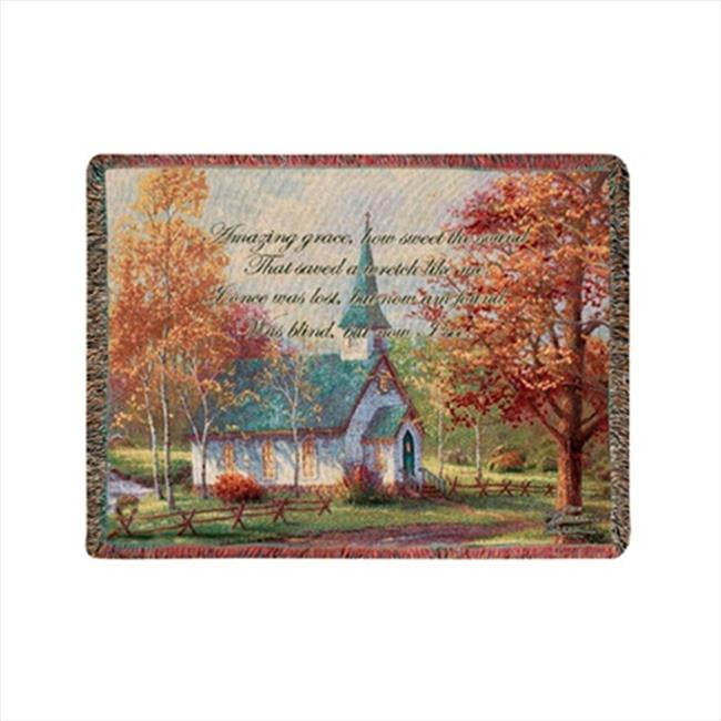 Manual Woodworkers and Weavers Chapel In The Woods Tapestry Throw