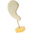 thumbnail image 1 of Earring Display Stand Ear-Shaped Display Metal Jewelry Display Durable Earring Stand Display Beige, 1 of 9