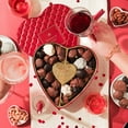 thumbnail image 2 of Valentines Day Chocolate Gift Basket | Heart Shaped Gift Present for Anniversary, Wife, Girlfriend, Spouse, Partner, Love, Romance with Assorted Milk Chocolate Truffles | Bonnie and Pop…, 2 of 4