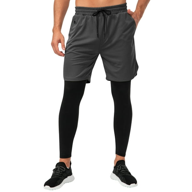 Mens gym shorts with cheap leggings