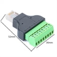 thumbnail image 5 of Adaptador de Red RJ45 (Conector Macho/Hembra A Terminal de Tornillo de 8 Pines), Conector RJ45, Cable de Internet, Accesorios para DVR., 5 of 5