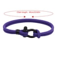 thumbnail image 4 of Bracelet Couple en Acier Inoxydable avec Boucle en Forme d'Arc Style Milan Plage, 4 of 9