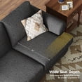 thumbnail image 5 of COPIAE 91 Inch Lawson Sofa with Extra Deep Seats Oversize, 3-Seat Sofa Couch, Couches for Living Room, Mid-Century Modern, Apartment Lounge, Red Sofas for Living Room, 5 of 11