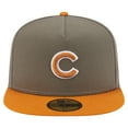 thumbnail image 2 of Men's New Era Olive/Orange Chicago Cubs Two-Tone Color Pack A-Frame 59FIFTY Fitted Hat, 2 of 5