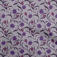 thumbnail image 1 of oneOone Velvet Purple Fabric Floral Retro Fabric For Sewing Printed Craft Fabric By The Yard 58 Inch Wide, 1 of 5