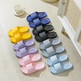 thumbnail image 4 of NOKIO Clearence Women’s PVC Bathroom Slippers Thick Non-Slip Sole Ultra-Soft Indoor Slides Odorless House Shoes for Home & Hotel Comfort, 4 of 5