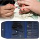 thumbnail image 5 of 16 Unids/set Cortaúñas de Acero Inoxidable Kit de Aseo de Tijeras de Manicura (Funda de Cuero Azul), 5 of 8