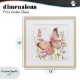 thumbnail image 4 of Stupell Industries Cottage Colorful Spring Butterfly Pink Birch Framed Print Under Glass, 13 x 13, by Creative Studio, 4 of 8