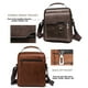 thumbnail image 3 of Bolso de hombro pequeño para hombre, de piel, tipo bandolera, tipo sobre, para iPad de 9,7", para el trabajo, la oficina y los negocios, 3 of 7