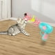 thumbnail image 4 of Juguete interactivo para buscar gatos: juguetes para gatos con 5 hélices voladoras que satisfacen a los gatos. azul claro, 4 of 9