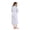Grey-White, variant on Unisex Luxurious Plush Turkish Cotton Kimono Robe, Large, Grey-Stone by Blue Nile Mills