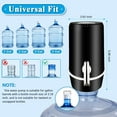 thumbnail image 4 of Water Dispenser for 5 Gallon Bottle, Electric Pump Jug with Switch and USB Charging, Portable Automatic Camping, Travel, Home, Kitchen, Office, 4 of 4