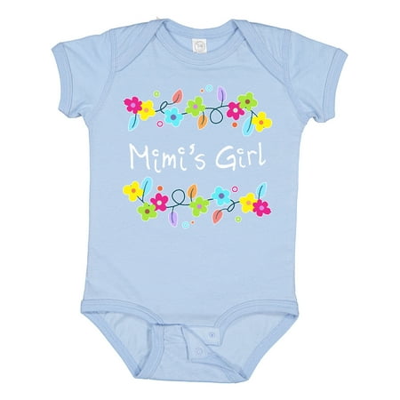 

Inktastic Mimis Girl- Bright Flowers Gift Baby Girl Bodysuit