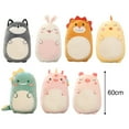 thumbnail image 6 of Cute Cartoon Plush Toys Stuffed Dinosaur Pig Dog Rabbit Cuddly Toy Soft Animal Doll Decoration for Girls Boys Kids Gift Birthday Party Type 14 60cm, 6 of 12
