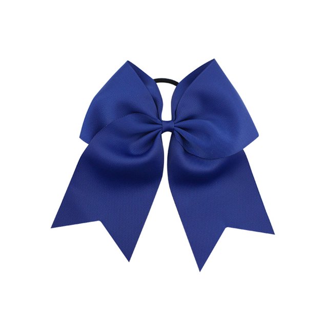 Accesorio para el cabello con lazo de tela, cinta de cola de golondrina acanalada de 8 pulgadas, banda de goma para la cabeza para niños