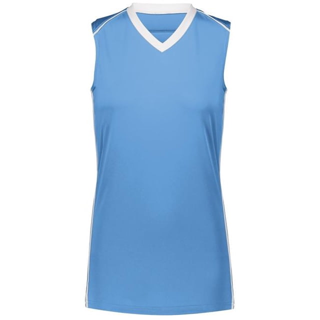 Ladies Rover Jersey, Columbia Blue & White - Extra Large